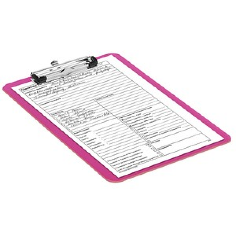 MAUL Klemmbrett MAULneon 2340621 DIN A4 neonpink Kunststoff, 1 St. – Bild 1 von 2