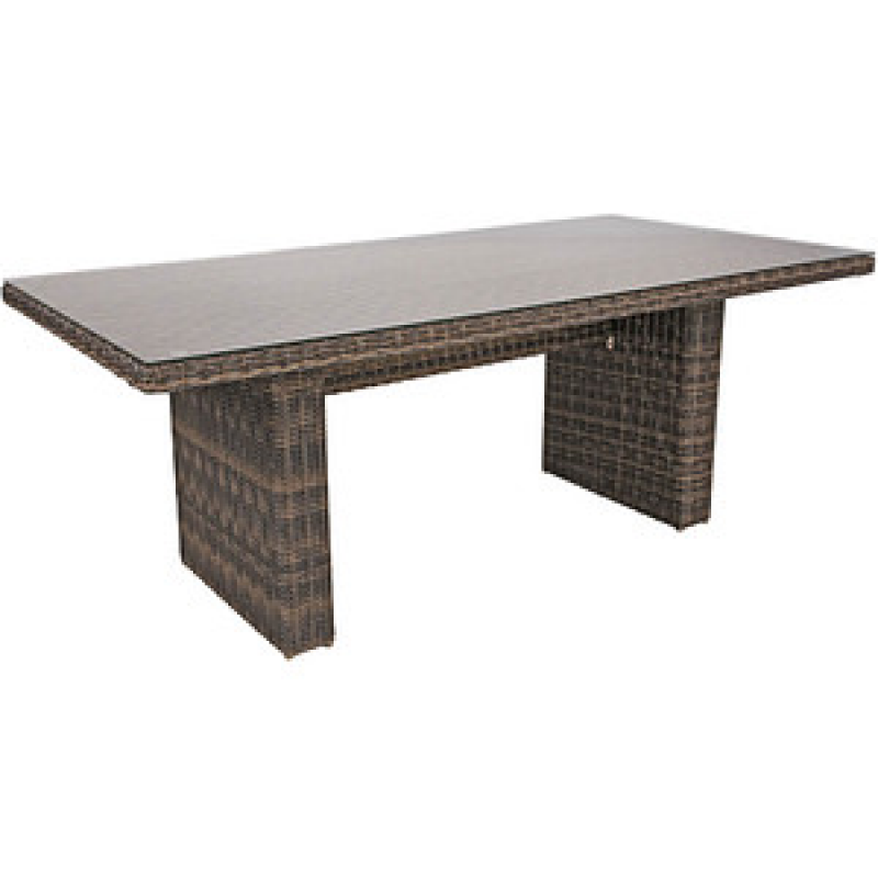 Garden Pleasure Gartentisch BORDEAUX dunkelbraun rechteckig 100,0 x 200,0 x 75,0 cm – Bild 1 von 2