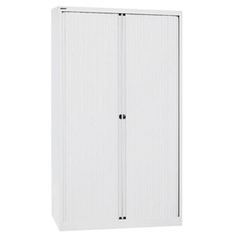 BISLEY Cito Rollladenschrank verkehrsweiß 4 Fachböden 120,0 x 43,0 x 198,0 cm – Bild 1 von 6