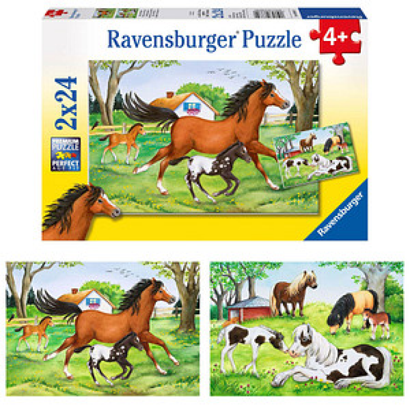 Ravensburger Welt der Pferde Puzzle, 2 x 24 Teile – Bild 1 von 4