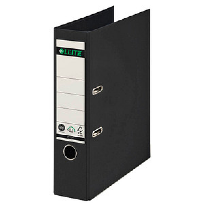 LEITZ 1007 Ordner schwarz Karton 8,0 cm DIN A4, 1 St. – Bild 1 von 10