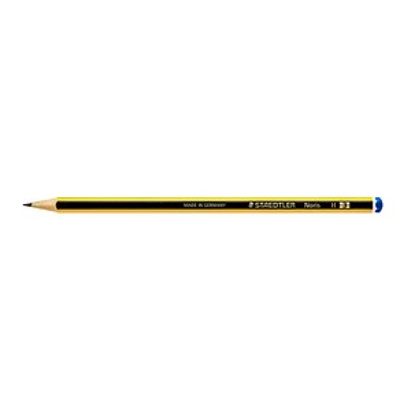 STAEDTLER Noris 120 Bleistift H schwarz/gelb, 1 St.