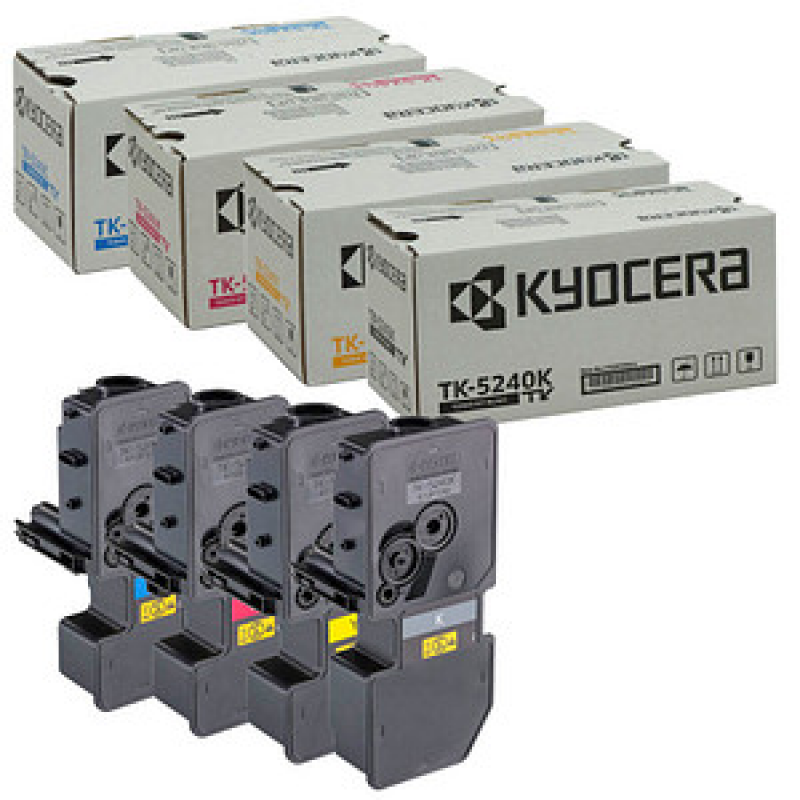 KYOCERA TK-5240K/C/M/Y schwarz, cyan, magenta, gelb Toner, 4er-Set – Bild 1 von 11