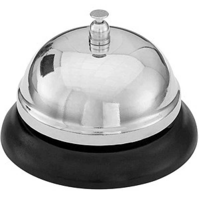 WEDO Tischglocke silber – Bild 1 von 2