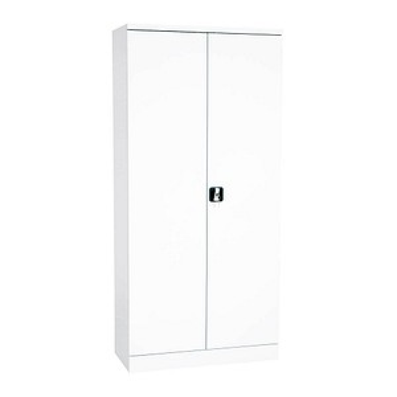 Gürkan Stahlschrank 109705 weiß 4 Fachböden 92,0 x 42,0 x 195,0 cm, aufgebaut, 1 St. – Bild 1 von 4