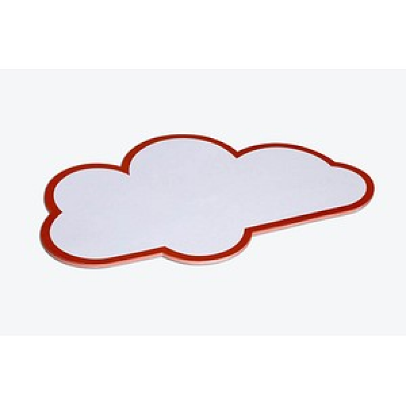 MAUL Moderationskarten weiß/rot 26,5 x 43,0 cm, 20 St.