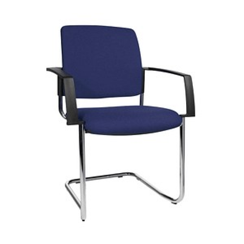 Topstar Besucherstühle BtoB 20 BB390A G26 blau Stoff, 2 St. – Bild 1 von 5