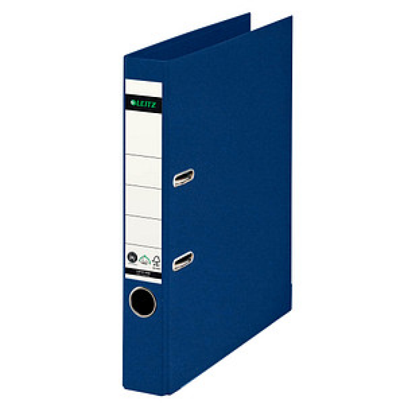 LEITZ 1008 Ordner blau Karton 5,2 cm DIN A4, 1 St. – Bild 1 von 10