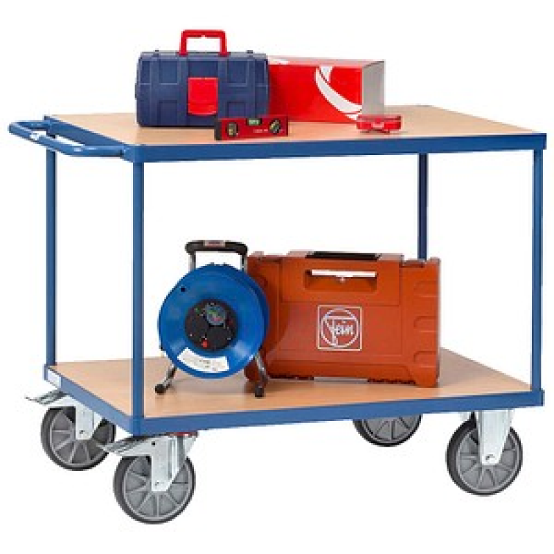 fetra Tischwagen 2402 blau 70,9 x 119,7 x 90,0 cm – Bild 1 von 3