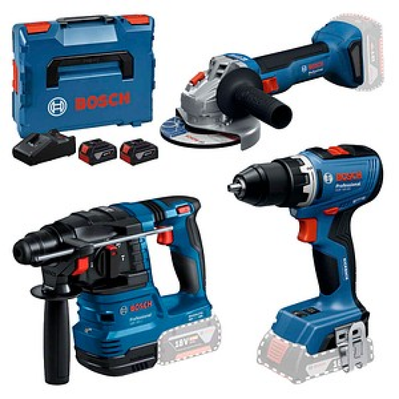 AKTION: BOSCH Professional Elektrowerkzeug-Set Combo-Kit 7-tlg., 1 Set mit Prämie nach Registrierung – Bild 1 von 11