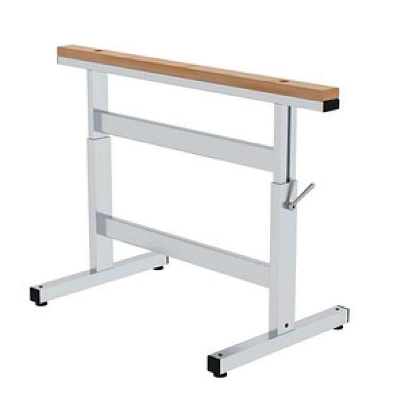 MUNK Arbeitsbock 30400 höhenverstellbar silber, H: 70,0 - 100,0 cm – Bild 1 von 2