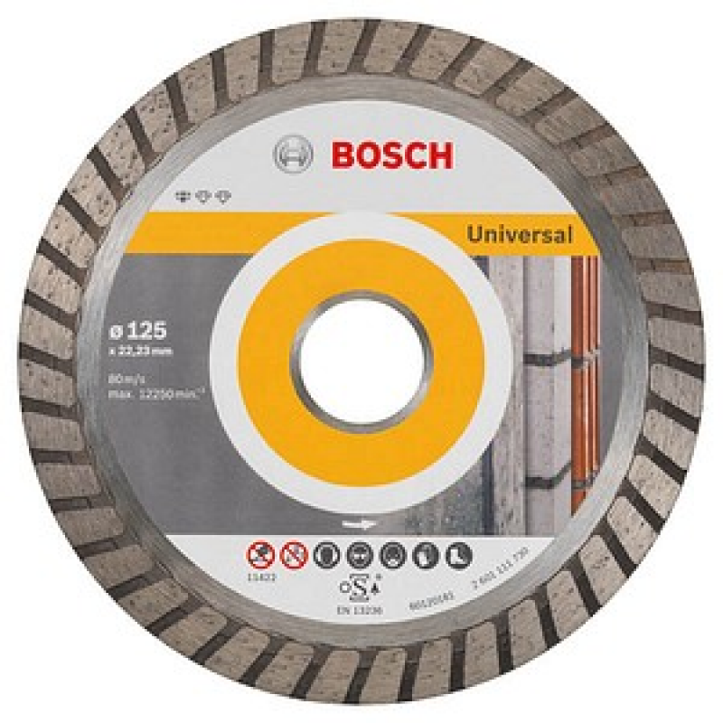 AKTION: BOSCH Diamant-Trennscheibe Standard for Universal Turbo, 1 St. mit Prämie nach Registrierung – Bild 1 von 6