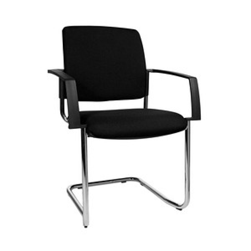 Topstar Besucherstühle BtoB 20 BB390A G20 schwarz Stoff, 2 St. – Bild 1 von 5