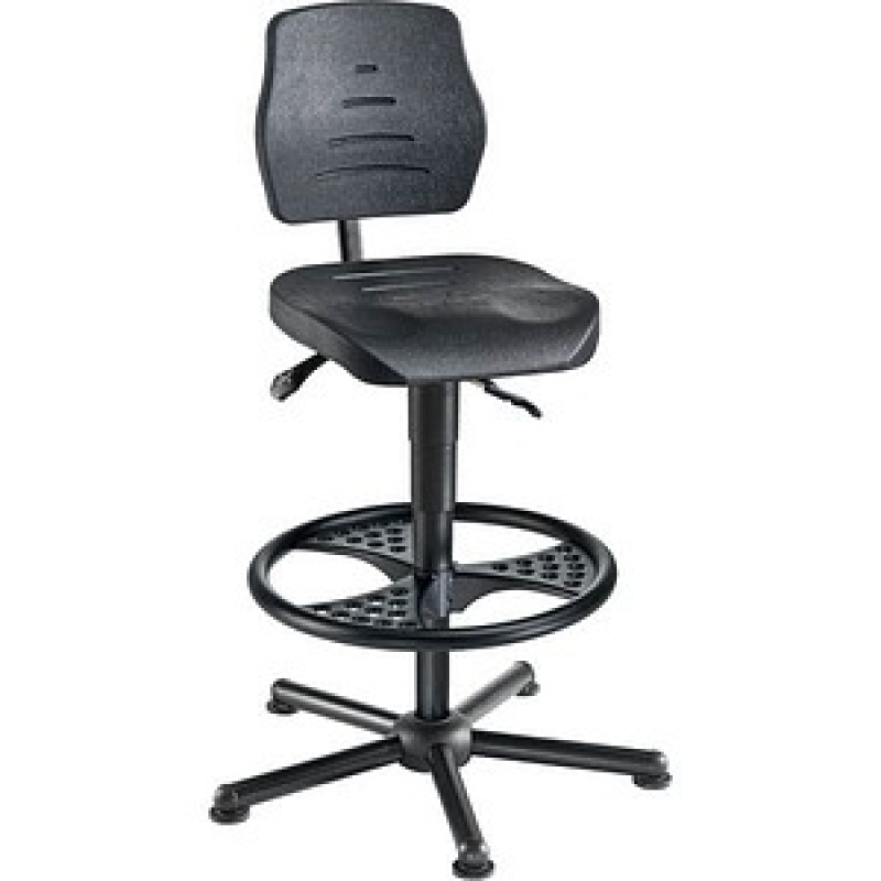 meychair Arbeitsdrehstuhl W15-H-PU-FR3 schwarz – Bild 1 von 2