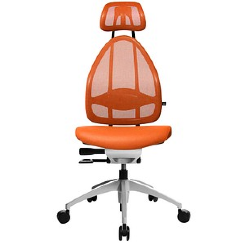 Topstar Bürostuhl OPEN ART, J1700S14 Stoff orange, Gestell silber – Bild 1 von 4