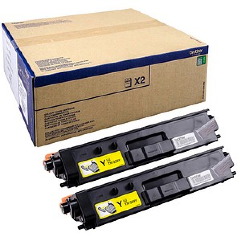 brother TN-329YTWIN gelb Toner, 2er-Set – Bild 1 von 3