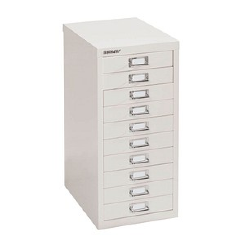 BISLEY MultiDrawer™ L2910 Schubladenschrank verkehrsweiß 10 Schubladen 27,8 x 38,0 x 59,0 cm, 1 St. – Bild 1 von 3