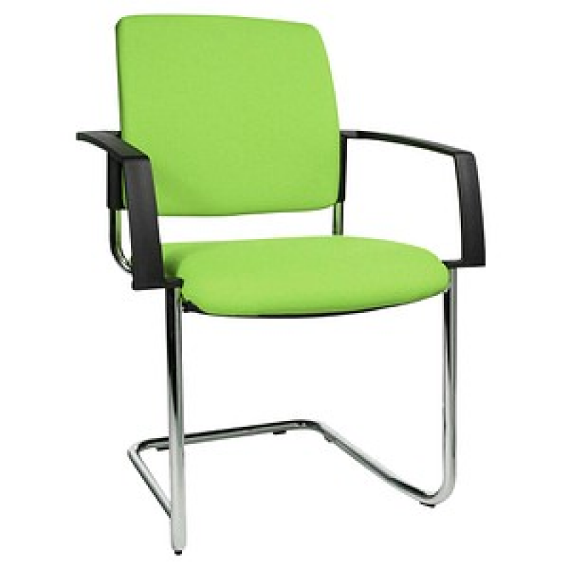 Topstar Besucherstühle BtoB 20 BB390A G05 grün Stoff, 2 St. – Bild 1 von 5