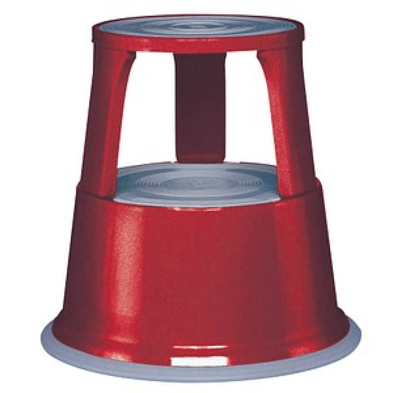 WEDO Rollhocker rot Metall – Bild 1 von 4