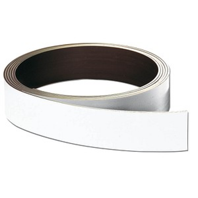 FRANKEN Magnetband weiß 3,0 cm x 10,0 m, 1 St.