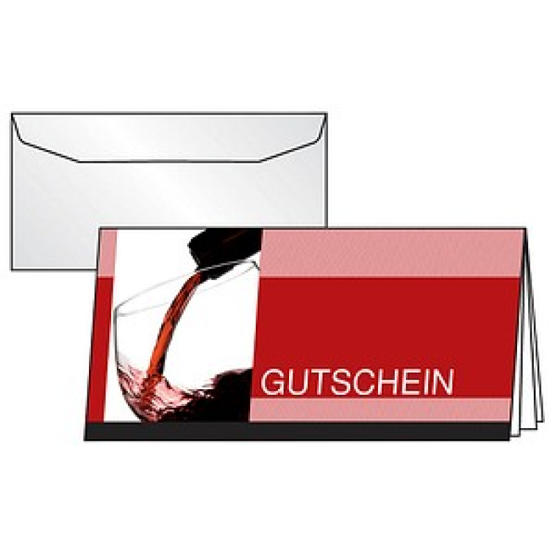 SIGEL Gutscheine Vino Rosso DC404 DIN lang, 10 St. – Bild 1 von 5