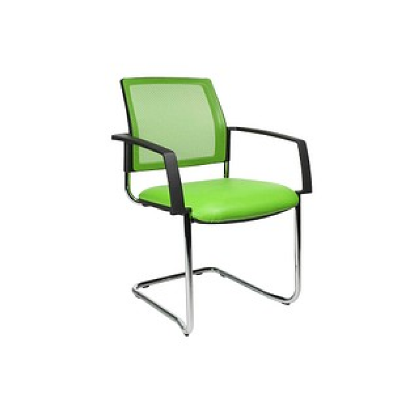 Topstar Besucherstühle BtoB 20 BB490A S05 grün Stoff, 2 St. – Bild 1 von 3