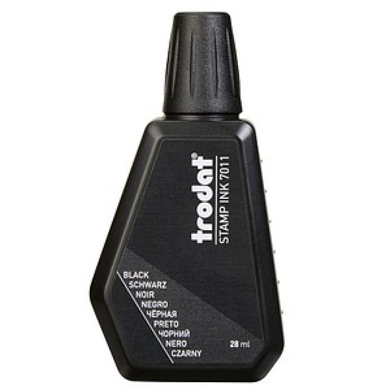 trodat Stempelfarbe Colour 7011 schwarz 28,0 ml – Bild 1 von 2