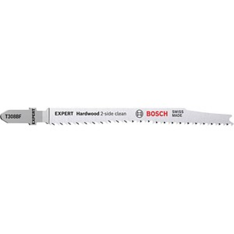 BOSCH EXPERT ‘Hardwood 2-side clean’ T 308 BF Stichsägeblätter, 3 St. – Bild 1 von 4