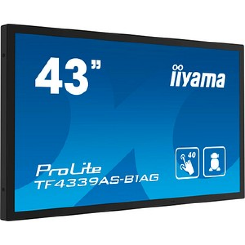 iiyama ProLite TF4339ASB1AG UHD-Touch-Display, schwarz, 108,0 cm (43,0 Zoll) – Bild 1 von 11
