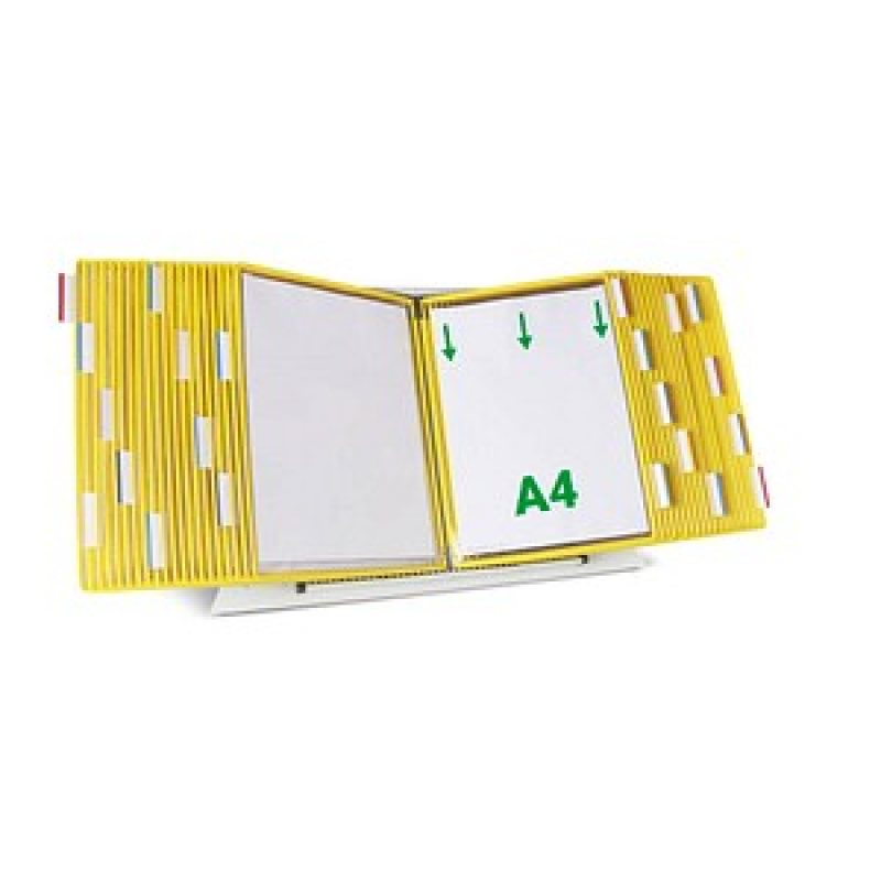 tarifold Sichttafelsystem 434404 DIN A4 gelb mit 40 St. Sichttafeln, 1 St.