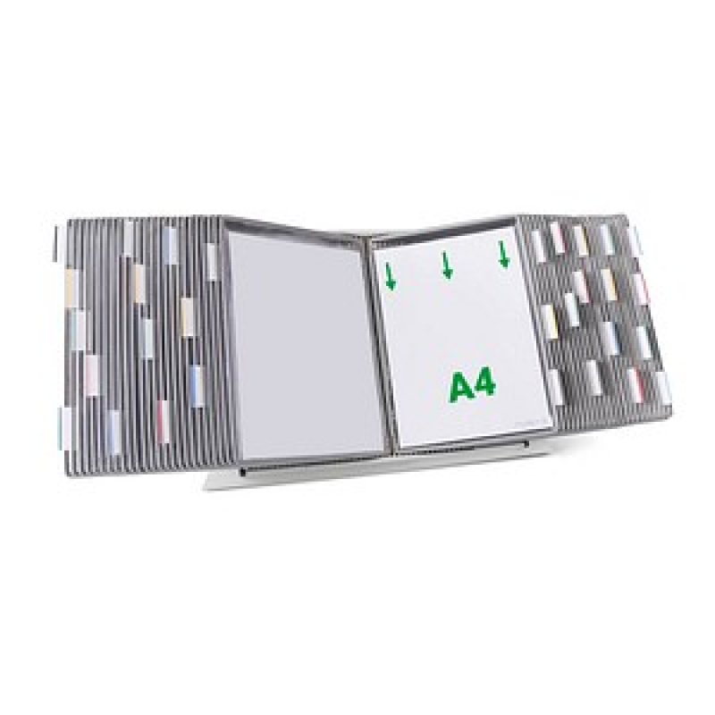 tarifold Sichttafelsystem 434500 DIN A4 grau mit 50 St. Sichttafeln, 1 St.