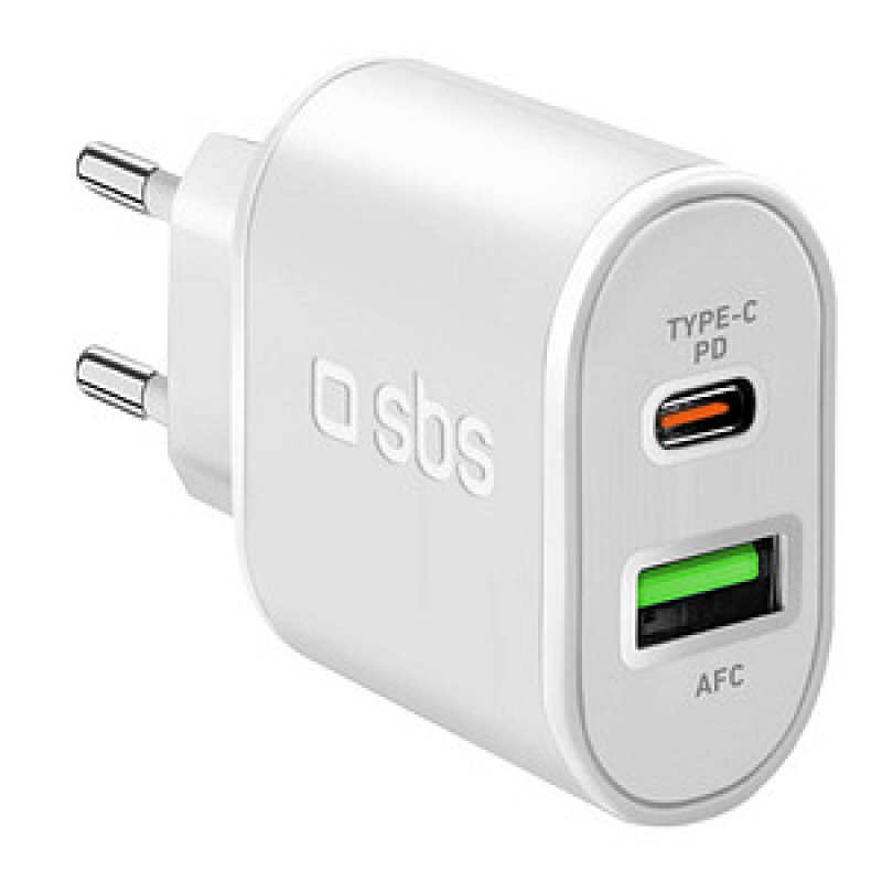 sbs Ladeadapter weiß, 20 Watt – Bild 1 von 2