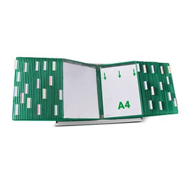 tarifold Sichttafelsystem 434605 DIN A4 grün mit 60 St. Sichttafeln, 1 St.
