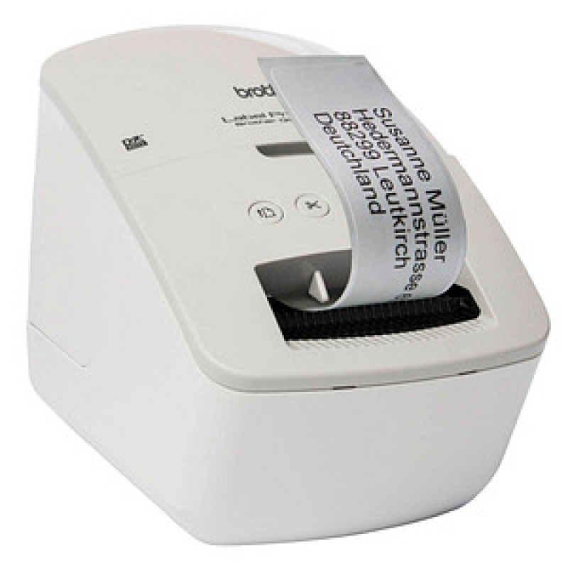 brother QL-600G Etikettendrucker weiß, grau – Bild 1 von 11