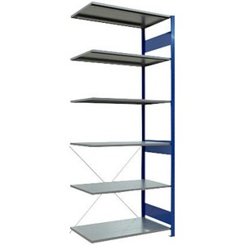 SCHULTE Anbauregal MULTIplus 150 12666-B enzianblau 100,0 x 60,0 x 250,0 cm – Bild 1 von 3