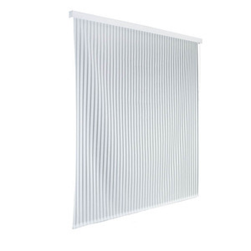 WENKO Duschrollo weiß, grau 128,0 x 240,0 cm – Bild 1 von 6