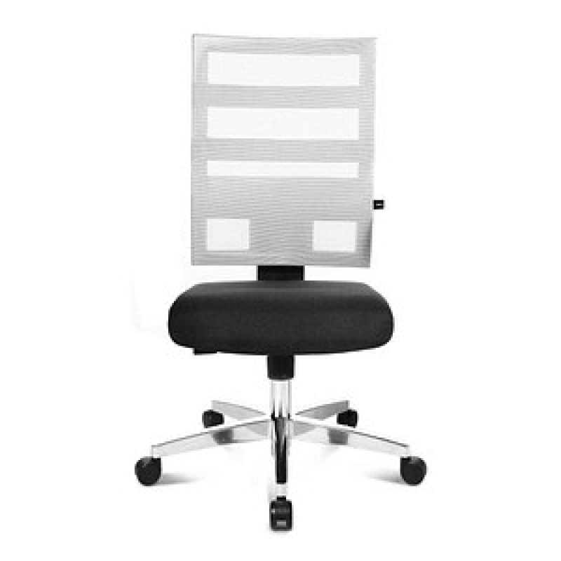 Topstar Bürostuhl X-Pander, 9590T203 Stoff schwarz, Gestell alu – Bild 1 von 3
