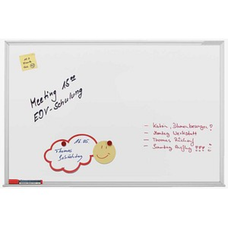 AKTION: magnetoplan Whiteboard 120,0 x 90,0 cm weiß lackierter Stahl – Bild 1 von 5