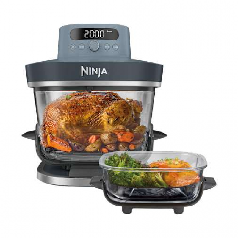 Ninja CRISPi PRO 7-in-1 Glas-Air-Fryer in Dunkelblau | AS101EUCY | von SharkNinja – Bild 1 von 2