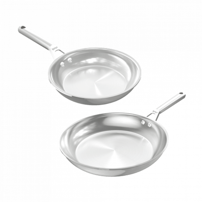 Ninja EverClad 2-teiliges Pfannen-Set aus Edelstahl | C92000EUI | von SharkNinja – Bild 1 von 2