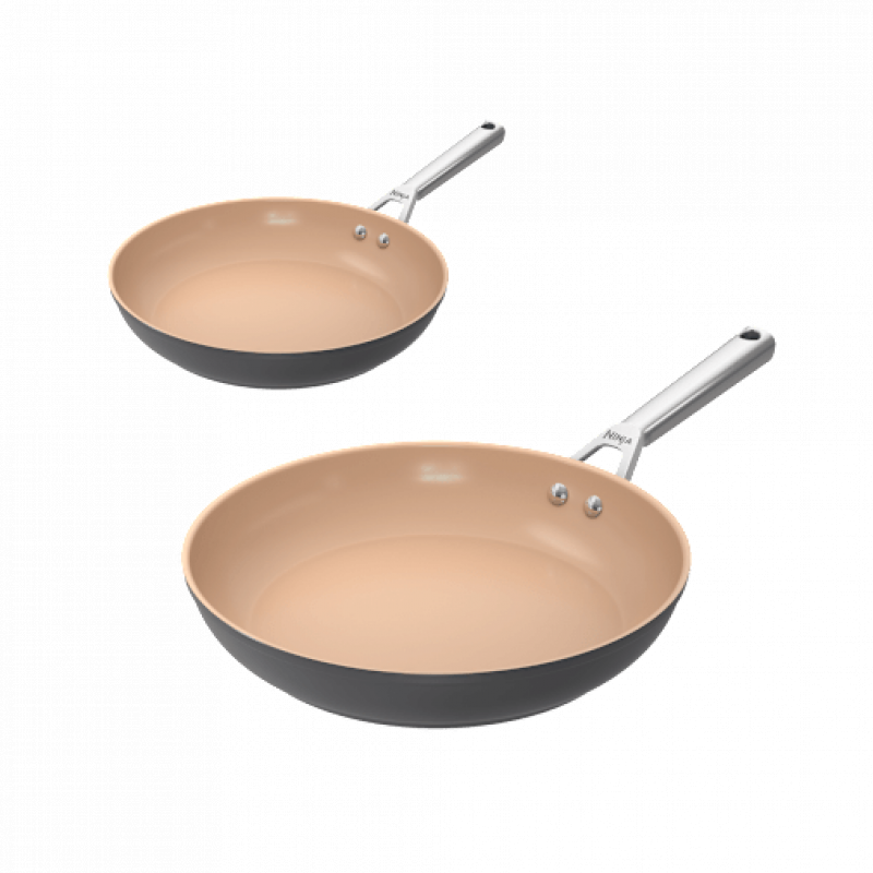 Ninja Extended Life Ceramic 2-teiliges Pfannen-Set | CW92000EUI | von SharkNinja – Bild 1 von 2