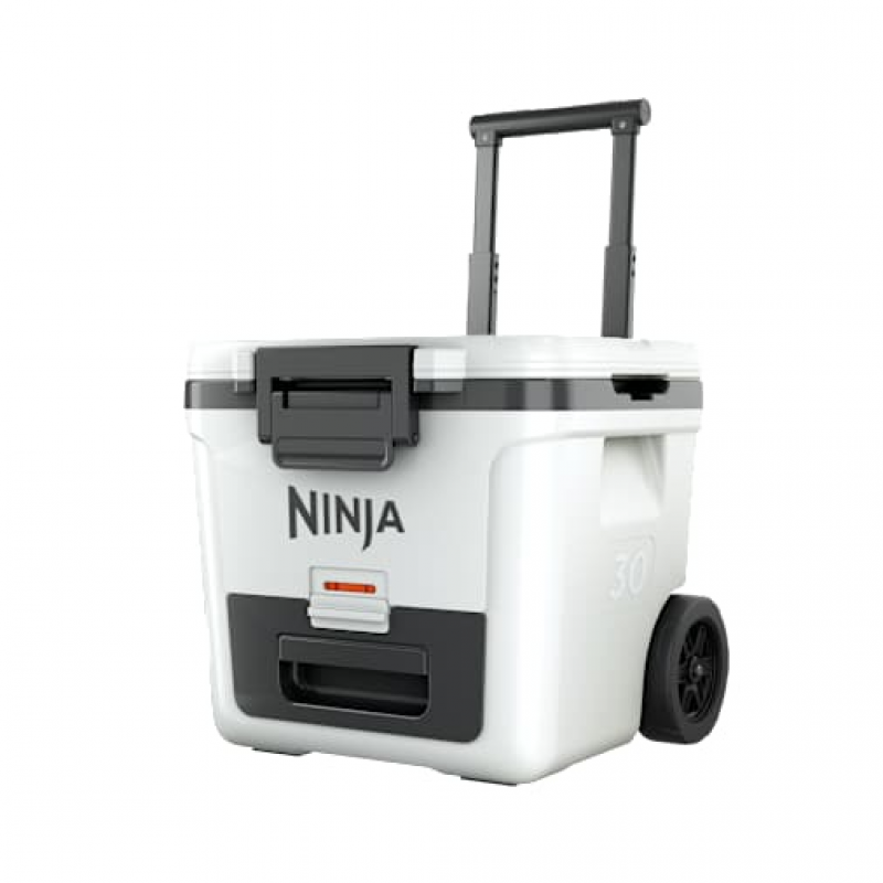 Ninja FrostVault 28L Kühlbox mit Rädern und Trockenzone in Weiß | FB230EUWH | von SharkNinja – Bild 1 von 2