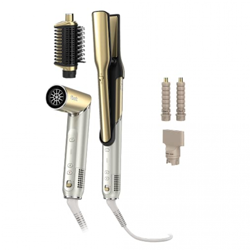 Shark Glam Multistyler für glattes und welliges Haar in Gold | HD6041SEU | von SharkNinja – Bild 1 von 2