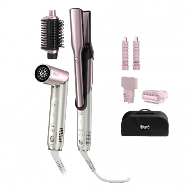 Shark Glam Multistyler für glatte Haare, Wellen und Locken in Rosa | HD6051SEUPK | von SharkNinja – Bild 1 von 2