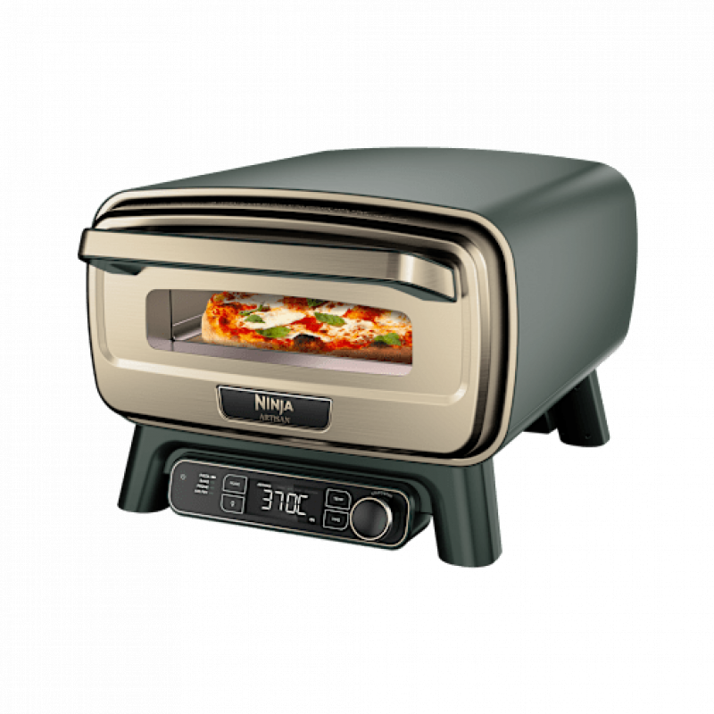 Ninja Artisan Outdoor-Elektro-Pizzaofen und Heißluftfritteuse – Grün und Gold in Grün-gold | MO201EUGN2 | von SharkNinja – Bild 1 von 2