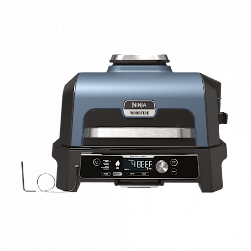 Ninja Woodfire Pro Connect XL Elektrischer Outdoor Grill & Smoker in Blau | OG901EU | von SharkNinja – Bild 1 von 2