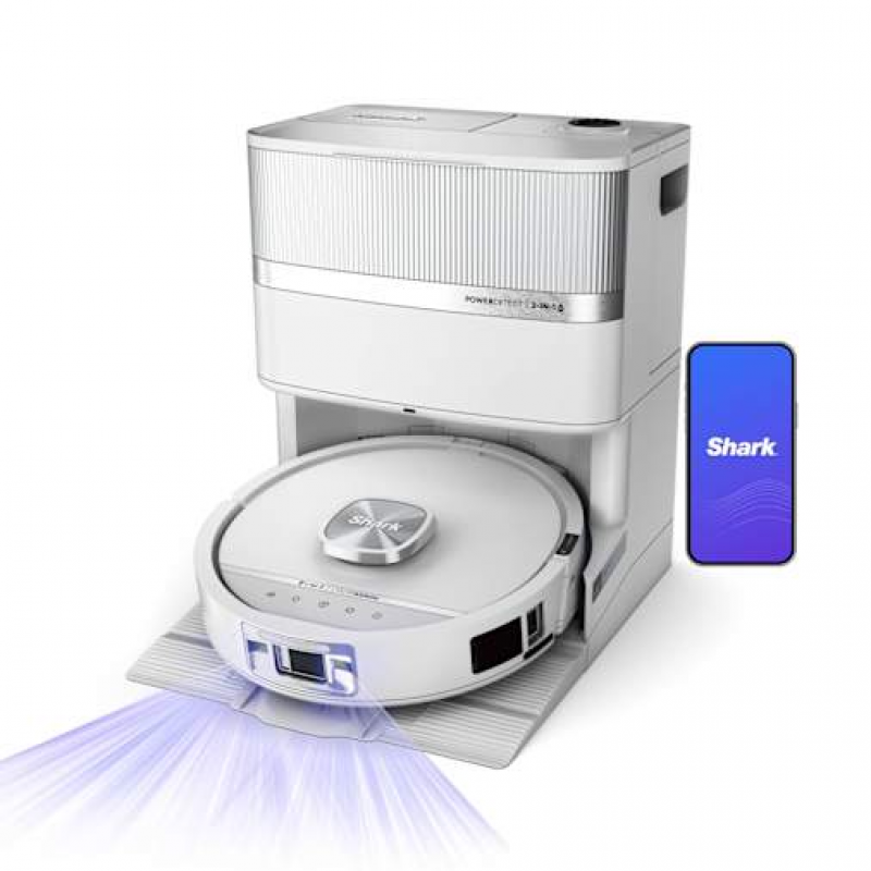 Shark PowerDetect UV Reveal 2-in-1 Saug- und Wischroboter in Weiß | RV3000XEEUWH | von SharkNinja – Bild 1 von 2