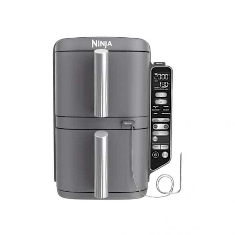 Ninja Double Stack XL-Heißluftfritteuse mit 2 Schubladen und Smart Cook System 9,5 L – in Schwarz | SL451EU | von SharkNinja – Bild 1 von 2
