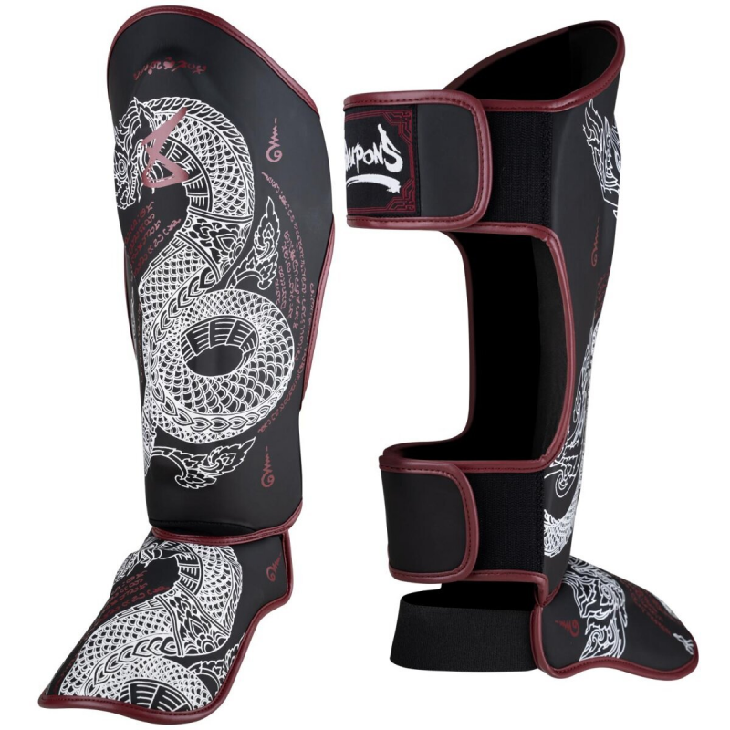 Thai-Box-Schienbeinschoner 8 Weapons Sak Yant Naga