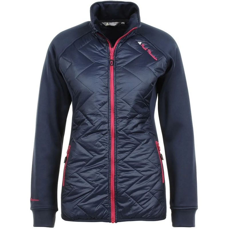 Damen Fleecejacke aus zwei Materialien Peak Mountain Aler